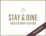 Load image into Gallery viewer, Stay & Dine Package | Girls Getaway for Four