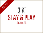 Load image into Gallery viewer, Stay & Play Golf Package | 36 | Holiday Specials