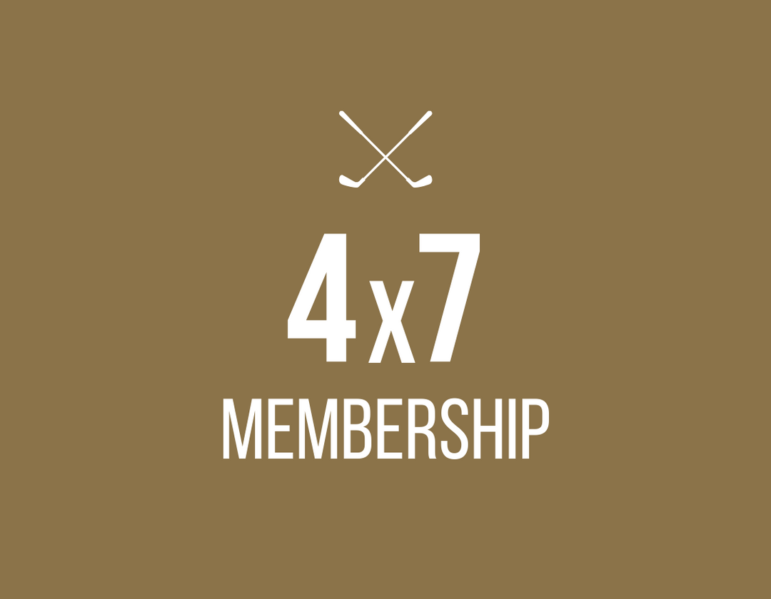 Golf Membership | 4x7 Flex Membership