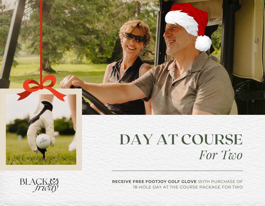 Day at the Course Package for Two | Black Friday Offer