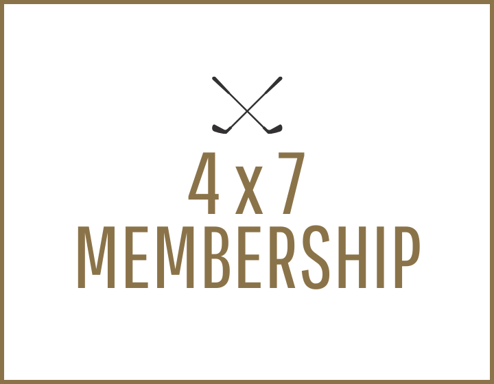 Golf Membership | 4x7 Flex Membership